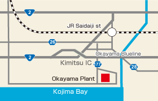 Okayama Plant Map