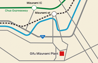 Gifu Mizunami Plant map